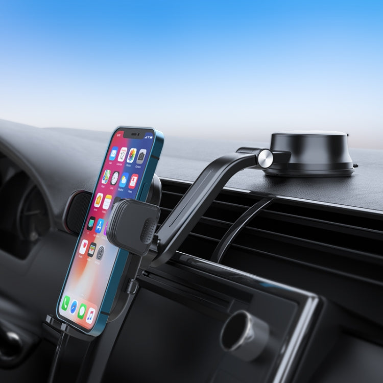 A190+X157 Car Phone Holder Dashboard Sucker Mount Stand  Retractable Clamp Arm ÎҵÄÉ̵ê