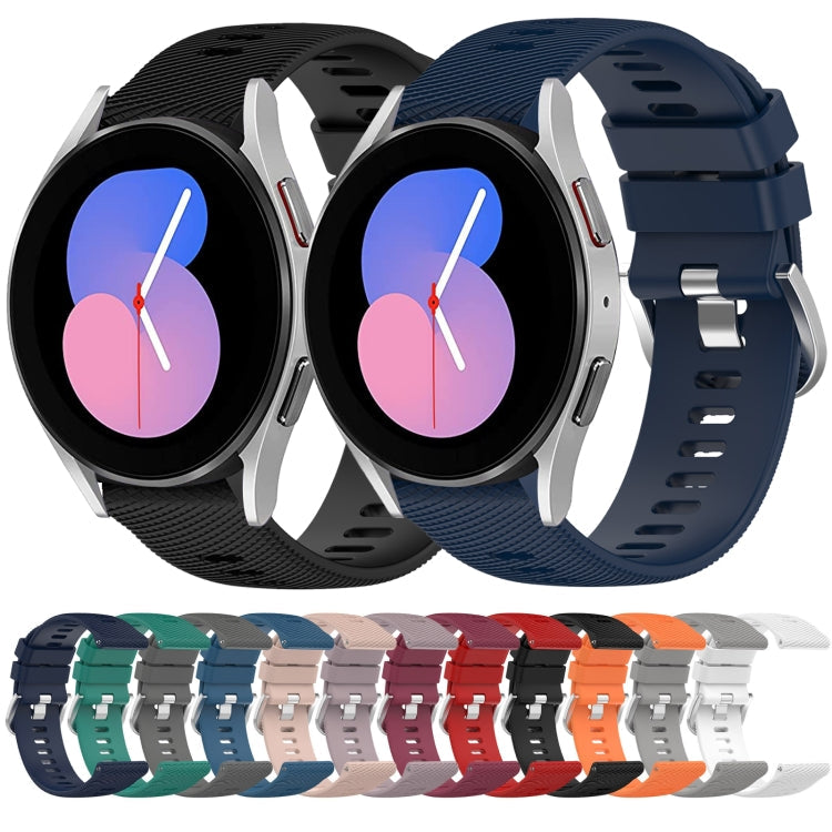 20mm Solid Color Soft Silicone Watch Band, Series 4-Reluova