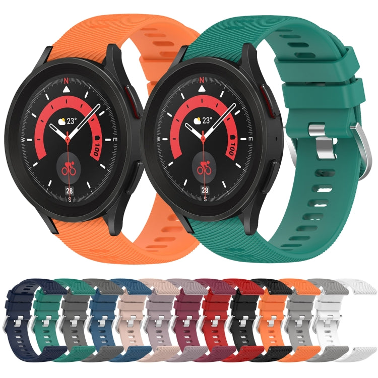 20mm Solid Color Soft Silicone Watch Band, Series 5-Reluova