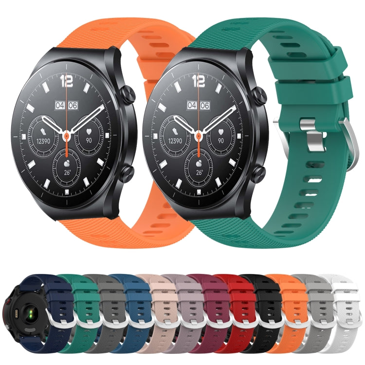 22mm Solid Color Soft Silicone Watch Band, Series 1-Reluova