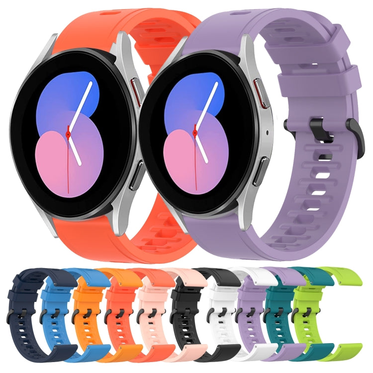 20mm Solid Color Soft Silicone Watch Band, Series 1-Reluova