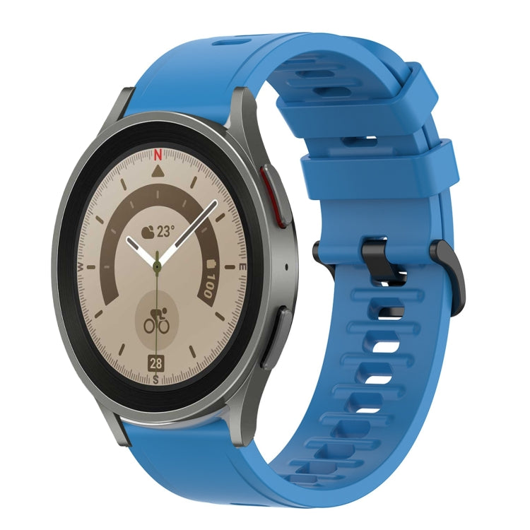 20mm Solid Color Soft Silicone Watch Band, Series 3-Reluova