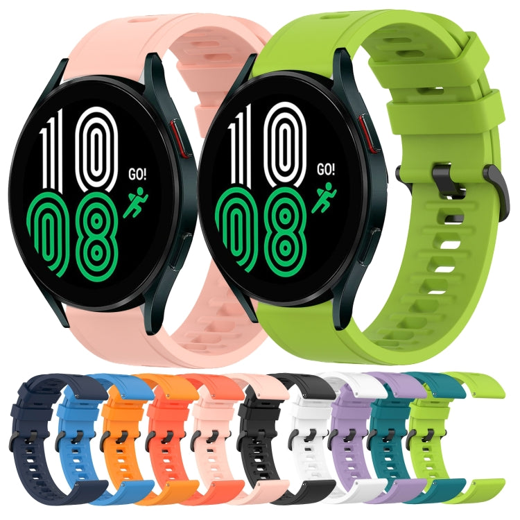 20mm Solid Color Soft Silicone Watch Band, Series 1-Reluova