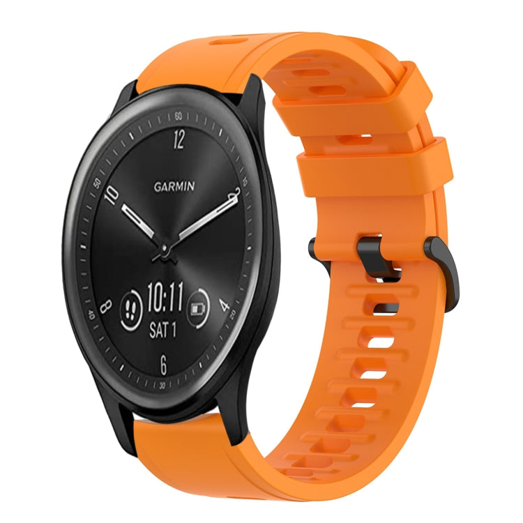 20mm Solid Color Soft Silicone Watch Band, Series 4-Reluova