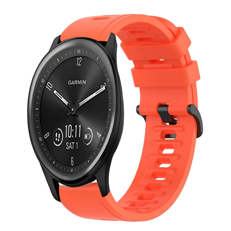 20mm Solid Color Soft Silicone Watch Band, Series 4-Reluova