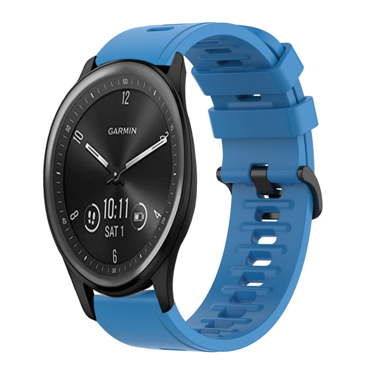 20mm Solid Color Soft Silicone Watch Band, Series 4-Reluova