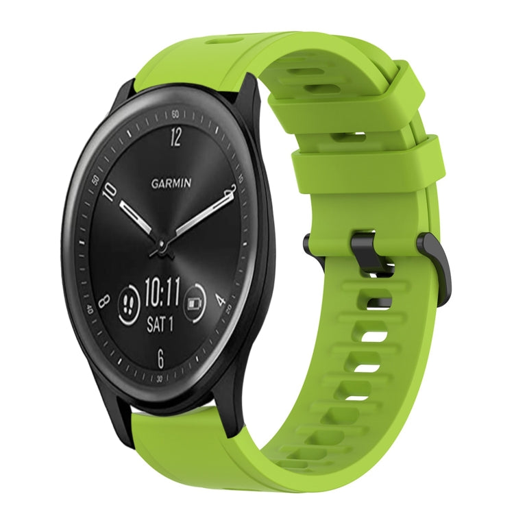 20mm Solid Color Soft Silicone Watch Band, Series 4-Reluova