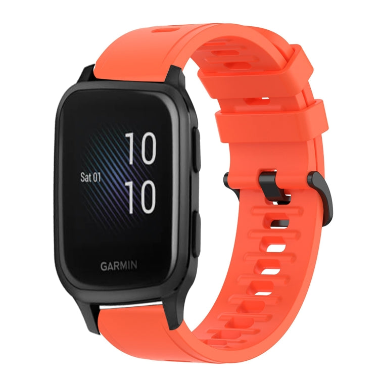 20mm Solid Color Soft Silicone Watch Band, Series 2