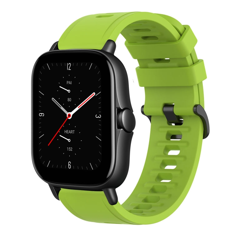 20mm Solid Color Soft Silicone Watch Band, Series 3