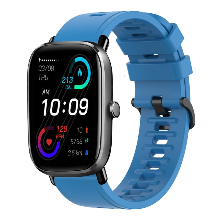 20mm Solid Color Soft Silicone Watch Band, Series 3