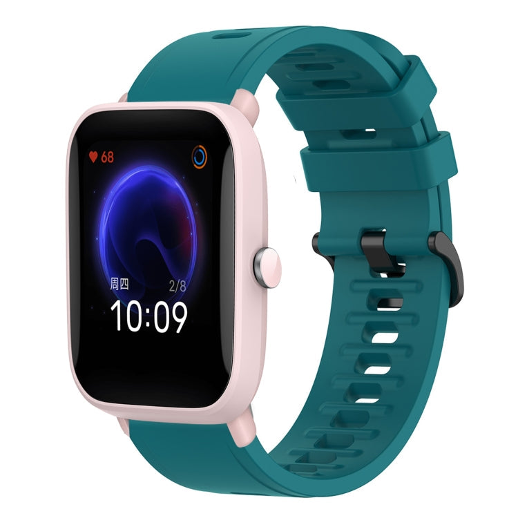 20mm Solid Color Soft Silicone Watch Band, Series 2