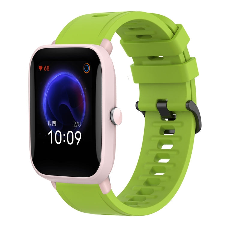 20mm Solid Color Soft Silicone Watch Band, Series 2