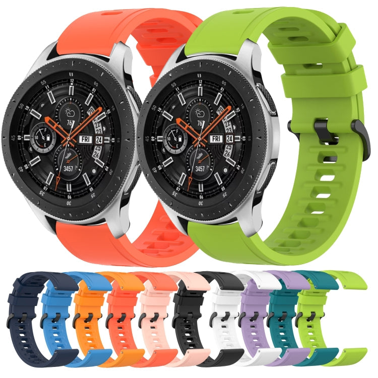 22mm Solid Color Soft Silicone Watch Band, Series 2-Reluova