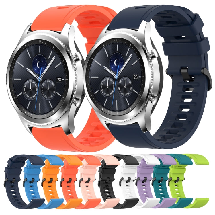 22mm Solid Color Soft Silicone Watch Band, Series 1-Reluova