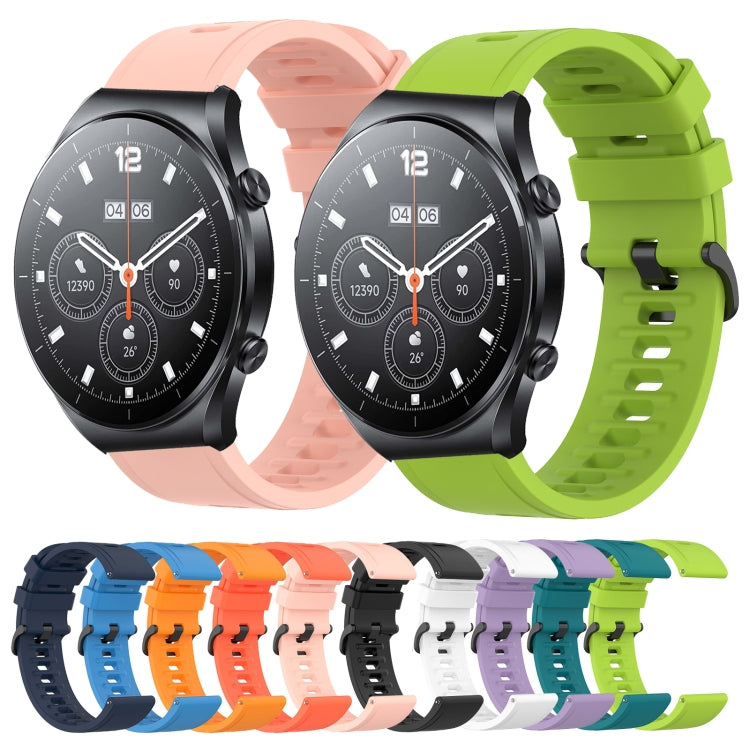 22mm Solid Color Soft Silicone Watch Band, Series 1-Reluova