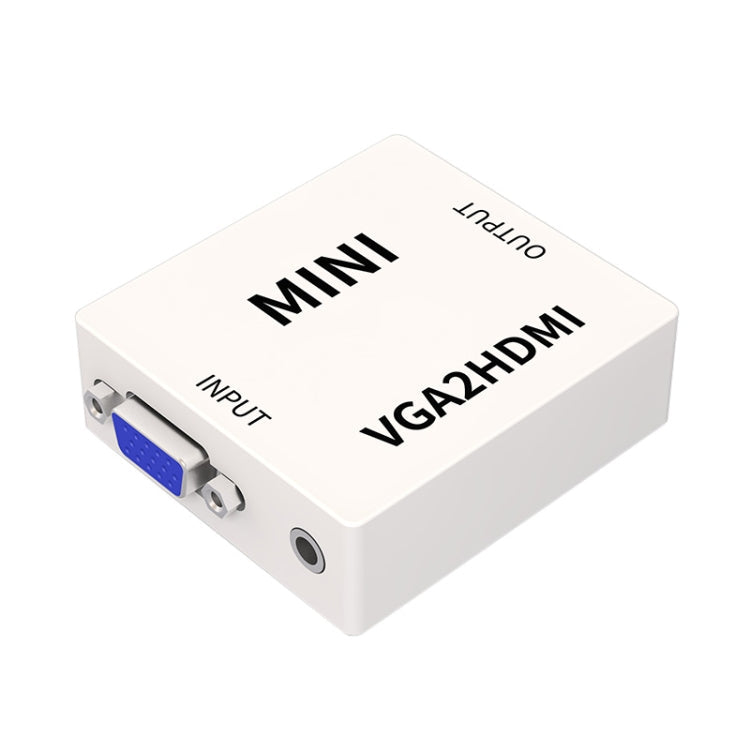 JSM Mini Size HD 1080P VGA to HDMI Scaler Box Audio Video Digital Converter Adapter My Store