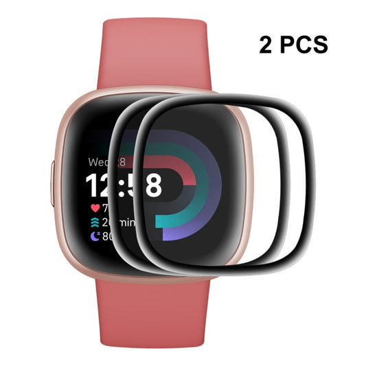 For Fitbit Versa 4 / Sense 2 ENKAY 3D Full Coverage Soft PC Edge + PMMA HD Screen Protector Film