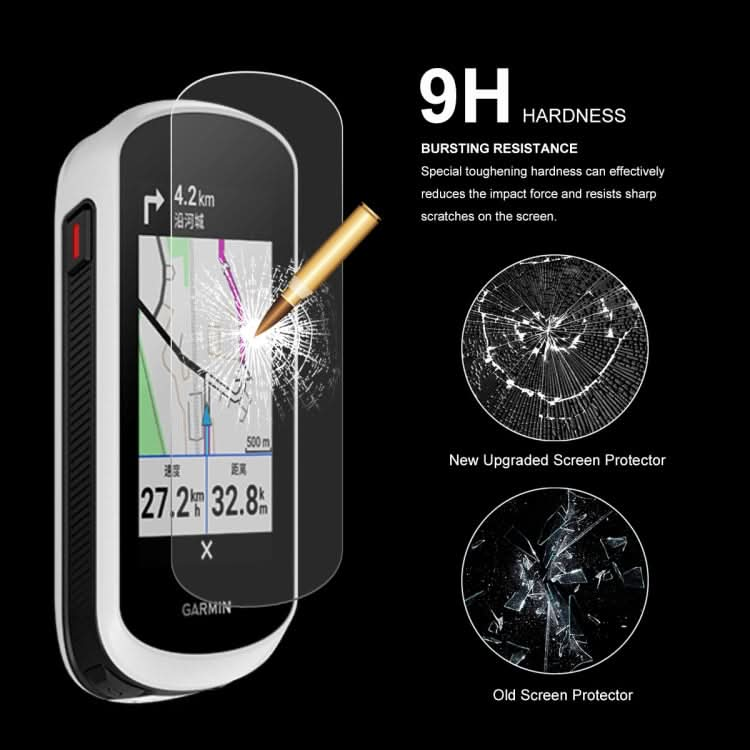 For Garmin Edge Explore 2 ENKAY Hat-Prince 0.26mm 9H 2.5D Curved Edge Tempered Glass Protector