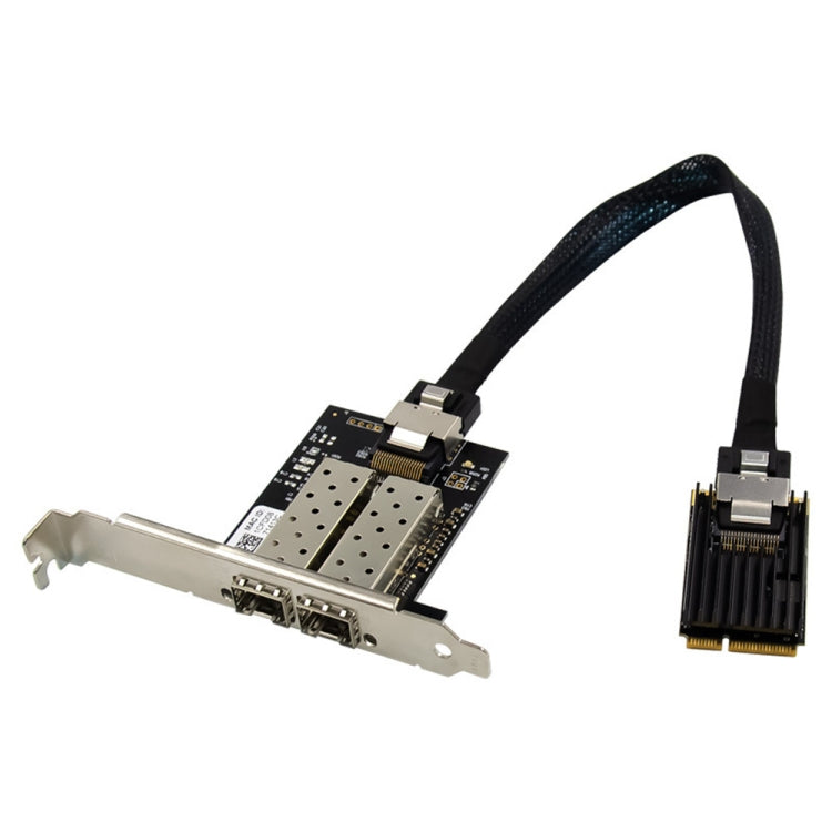 ST7243 MiniPCI-E Dual Interface Fiber Gigabit Fiber Optic SFP Server Network Card My Store