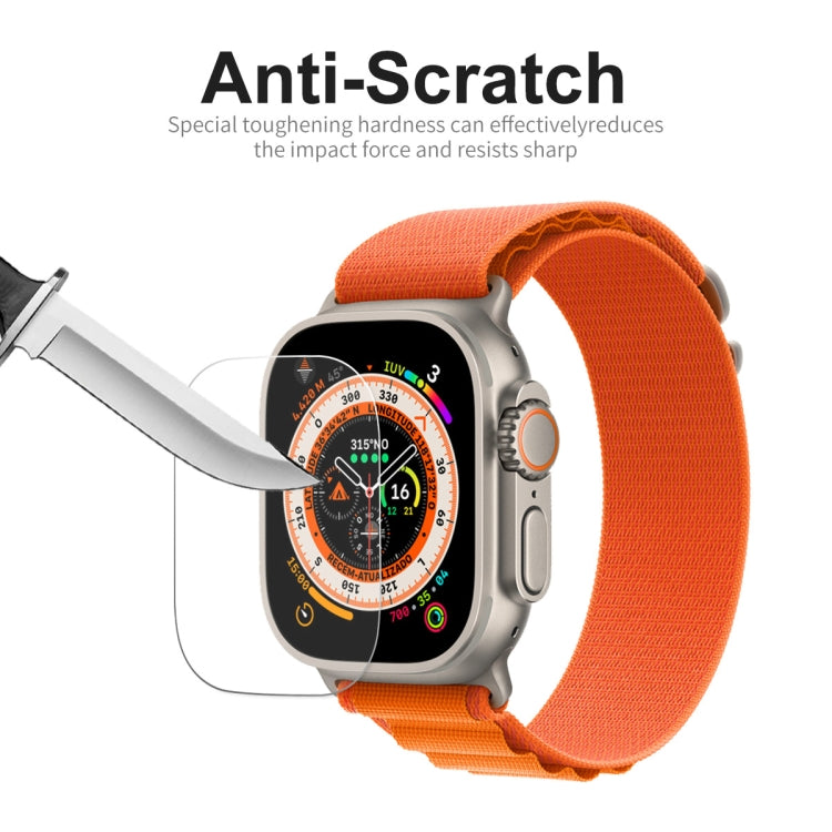 For Apple Watch Ultra / Ultra 2 / Ultra 3 49mm ENKAY 0.2mm 9H Tempered Glass Watch Film