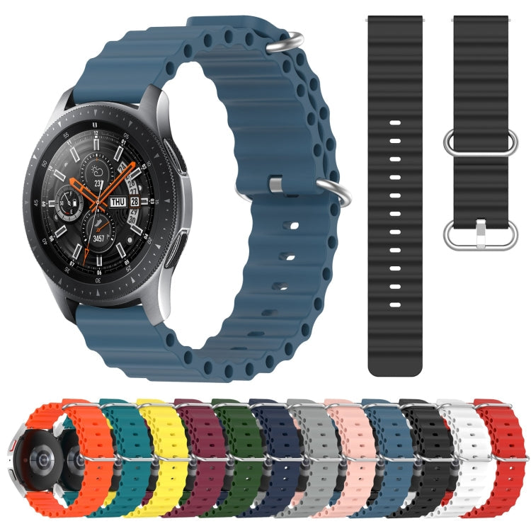 22mm Ocean Style Silicone Solid Color Watch Band, Series 2-Reluova