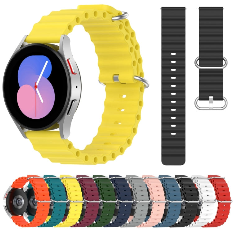 20mm Ocean Style Silicone Solid Color Watch Band, Series 4-Reluova