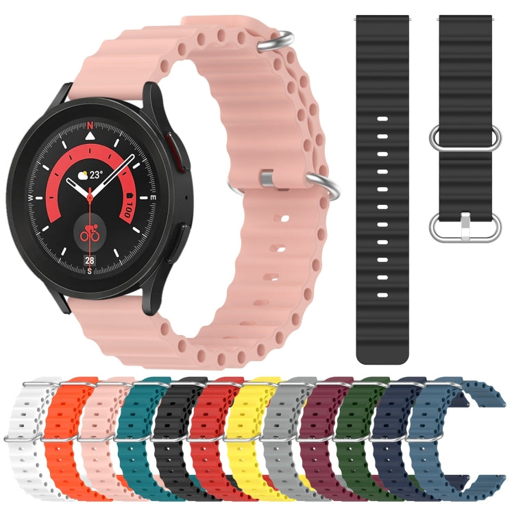 20mm Ocean Style Silicone Solid Color Watch Band, Series 5-Reluova