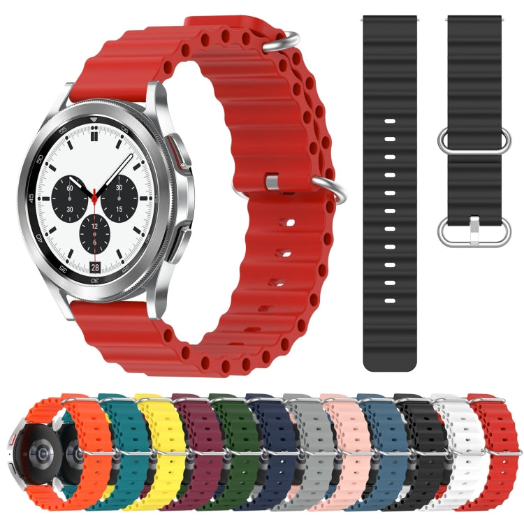 20mm Ocean Style Silicone Solid Color Watch Band, Series 3-Reluova