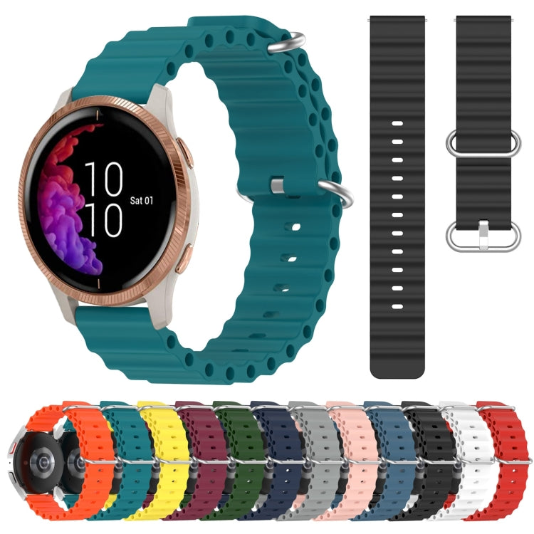 20mm Ocean Style Silicone Solid Color Watch Band, Series 3-Reluova