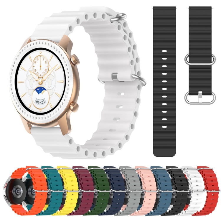 20mm Ocean Style Silicone Solid Color Watch Band, Series 2-Reluova