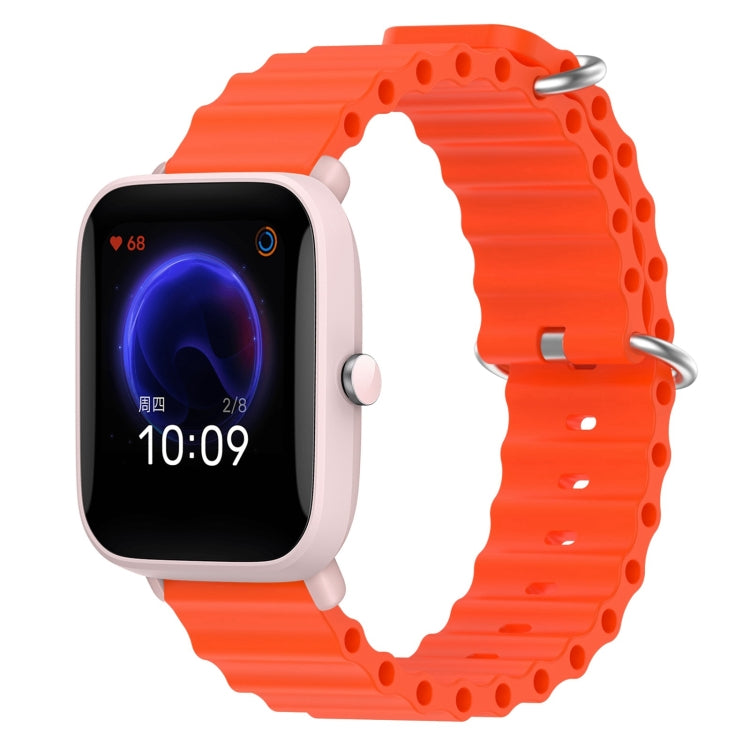 20mm Ocean Style Silicone Solid Color Watch Band, Series 3