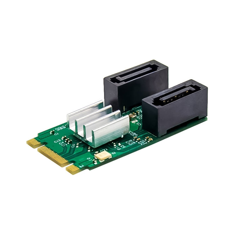 ST551 6Gbps PCIe B+M key to 2 Port SATA 3.0 Card M.2 to dual SATA  Adapter My Store