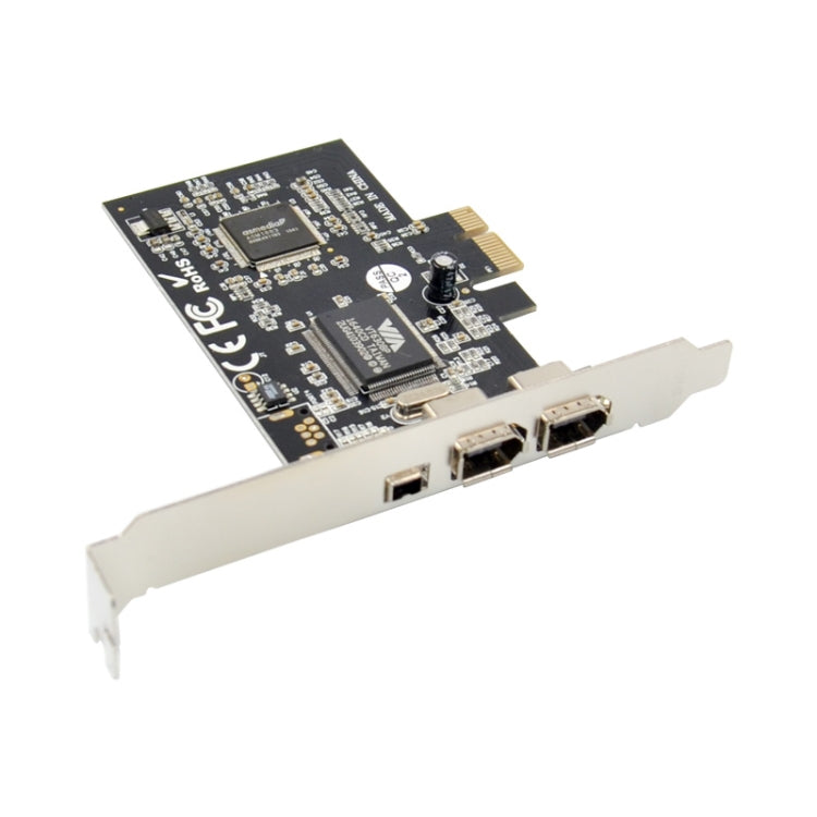 ST21 PCI-E X1 FireWire VT6308 1394A 2+1 Video Capture Card