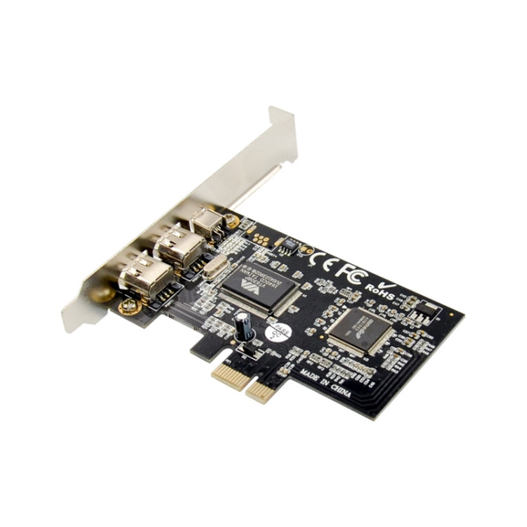 ST21 PCI-E X1 FireWire VT6308 1394A 2+1 Video Capture Card