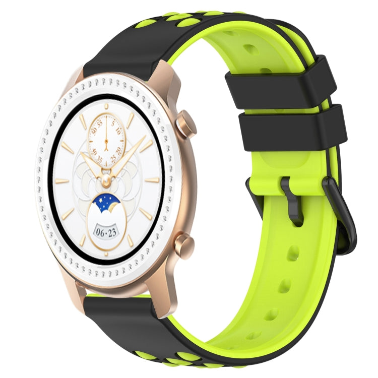 20mm Two-Color Porous Silicone Watch Band, Series 1-Reluova