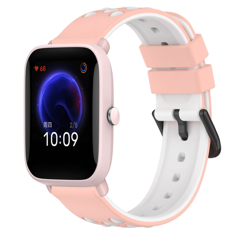 20mm Two-Color Porous Silicone Watch Band, Series 2