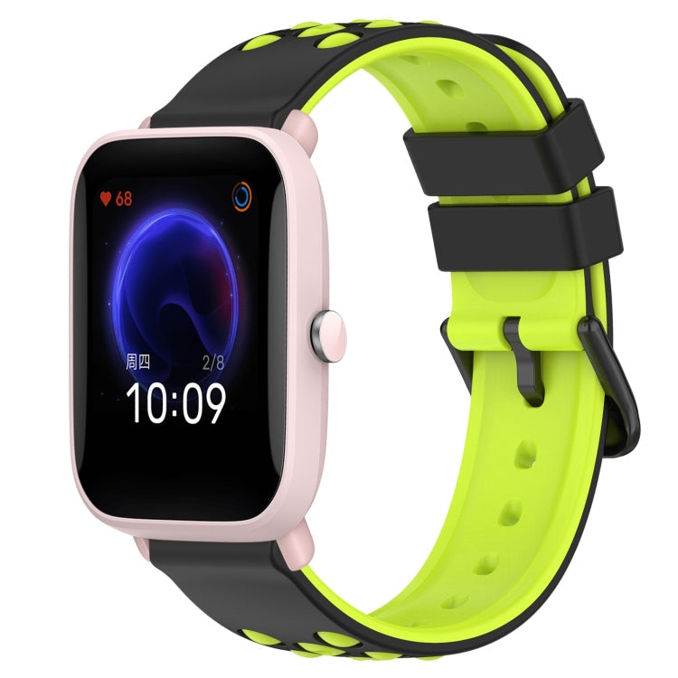 20mm Two-Color Porous Silicone Watch Band, Series 2