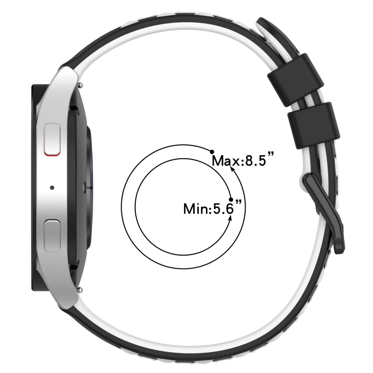 20mm Two-Color Porous Silicone Watch Band, Series 2-Reluova