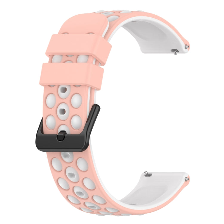 20mm Two-Color Porous Silicone Watch Band, Series 4