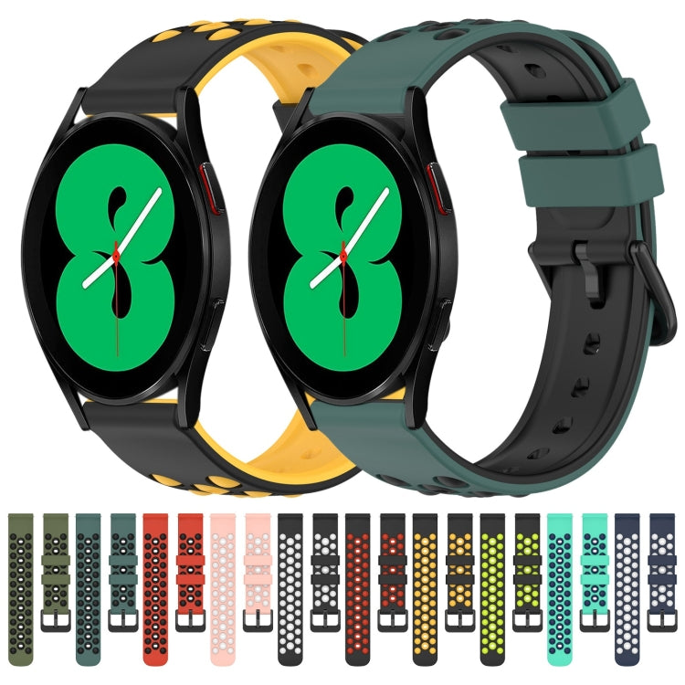 20mm Two-Color Porous Silicone Watch Band, Series 2-Reluova