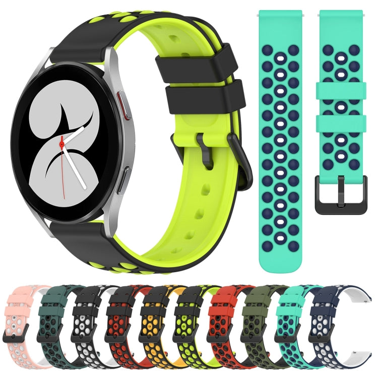 20mm Two-Color Porous Silicone Watch Band, Series 1-Reluova