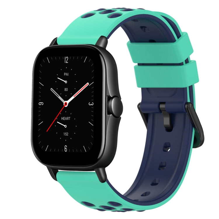 22mm Two-Color Silicone Watch Band, Series 3