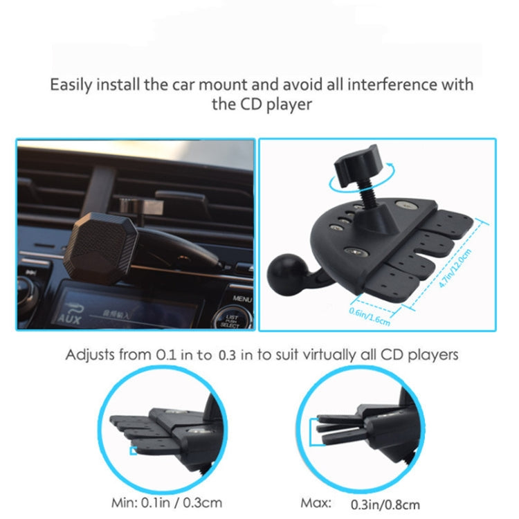 CD008 360 Degree Strong Magnet Car CD Slot Magnetic Cell Phone Mount Holder ÎҵÄÉ̵ê