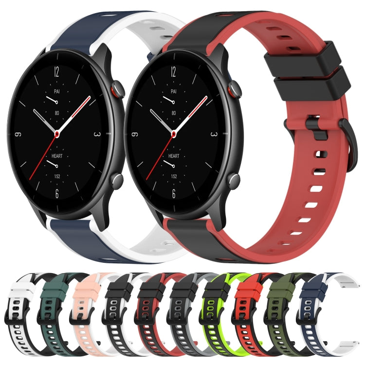 22mm Two-Color Silicone Watch Band, Series 2