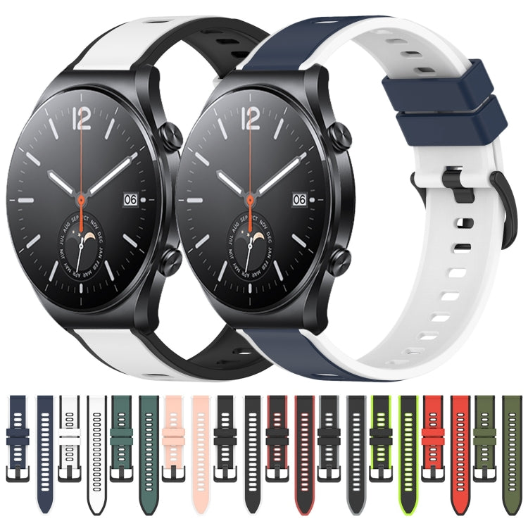 22mm Two-Color Silicone Watch Band, Series 1-Reluova