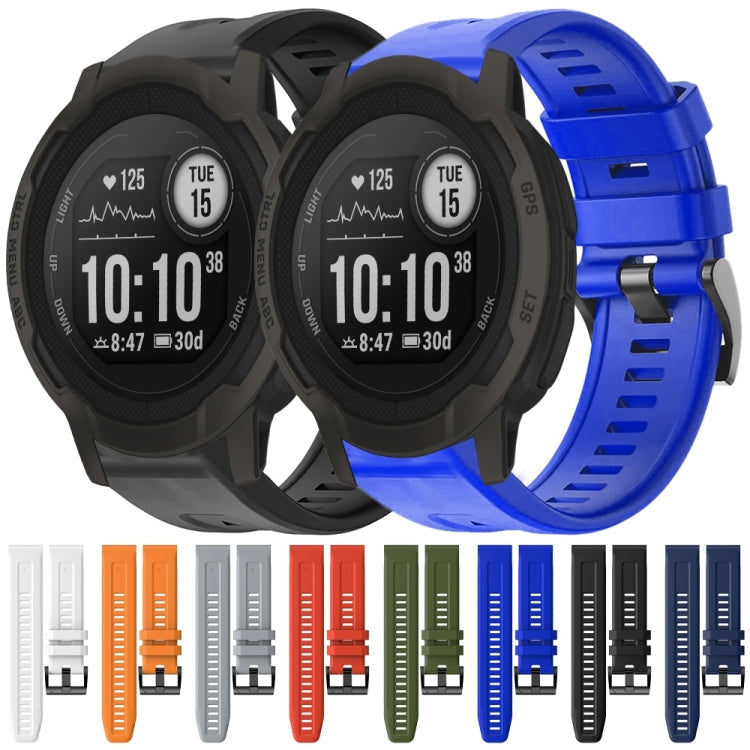 Metal Buckle Solid Color Silicone Watch Band, Series 3 My Store