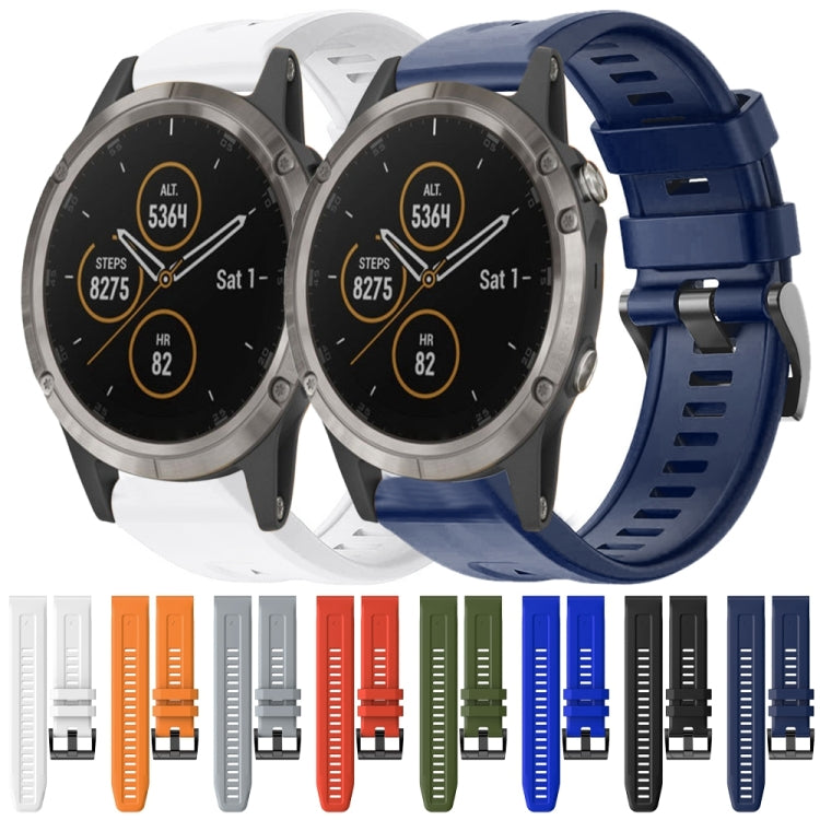 Metal Buckle Solid Color Silicone Watch Band, Series 1