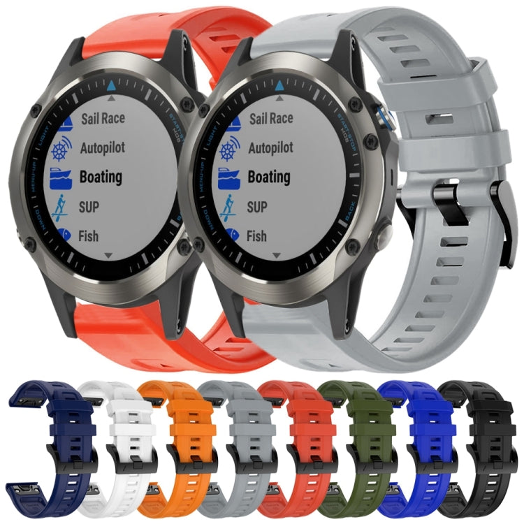 Metal Buckle Solid Color Silicone Watch Band, Series 5 My Store