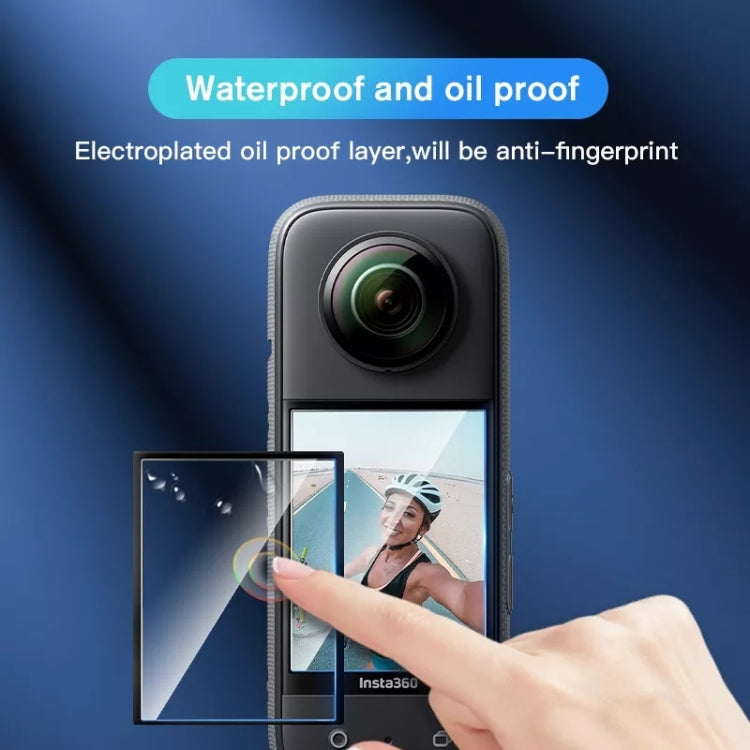 For Insta360 X3 STARTRC 2pcs Transparent HD Curved Protective Film