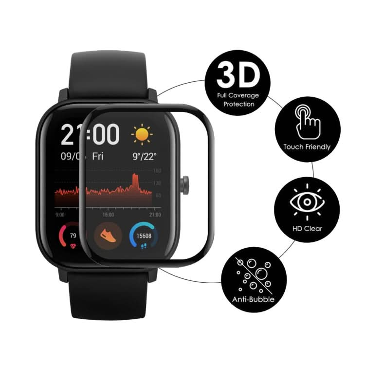 For Amazfit GTS 4 ENKAY 3D Full Coverage Soft PC Edge + PMMA HD Screen Protector Film